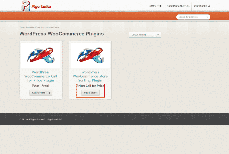 WooCommerce Call for Price