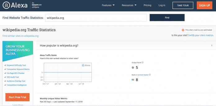 alexa-rank-ranking-website-global